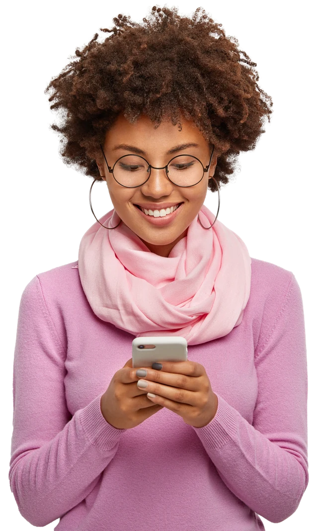 Cliente a usar a BitPay no telemóvel