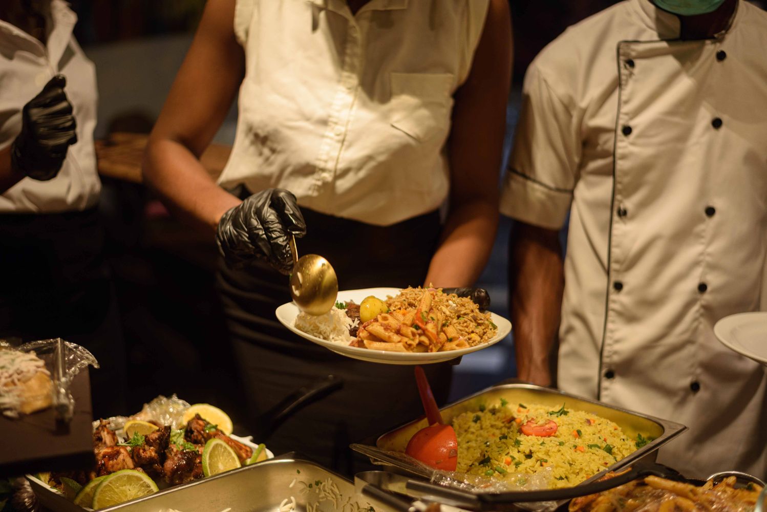 Serviço de catering a empratar